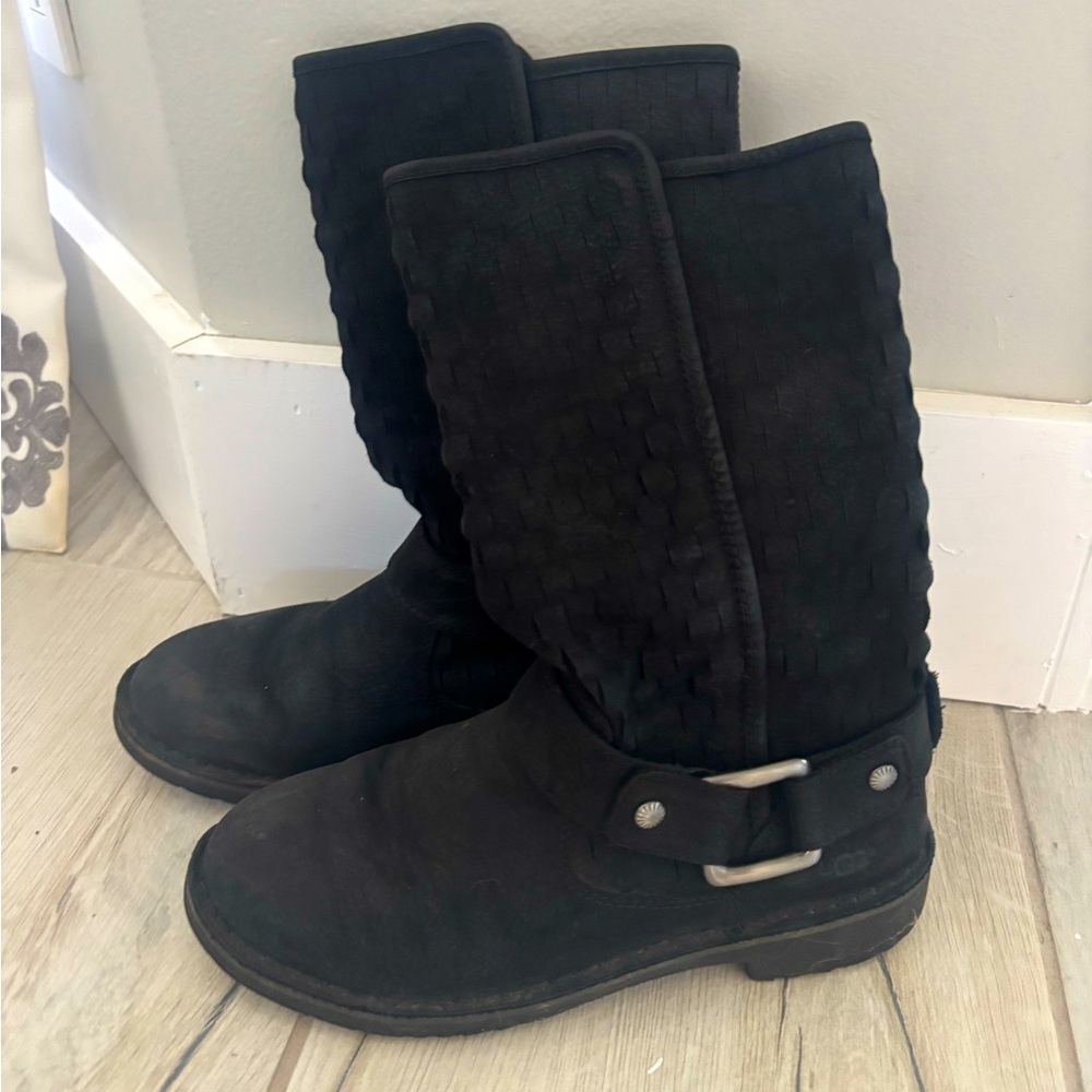 UGG Shani Nubuck Moto Boots